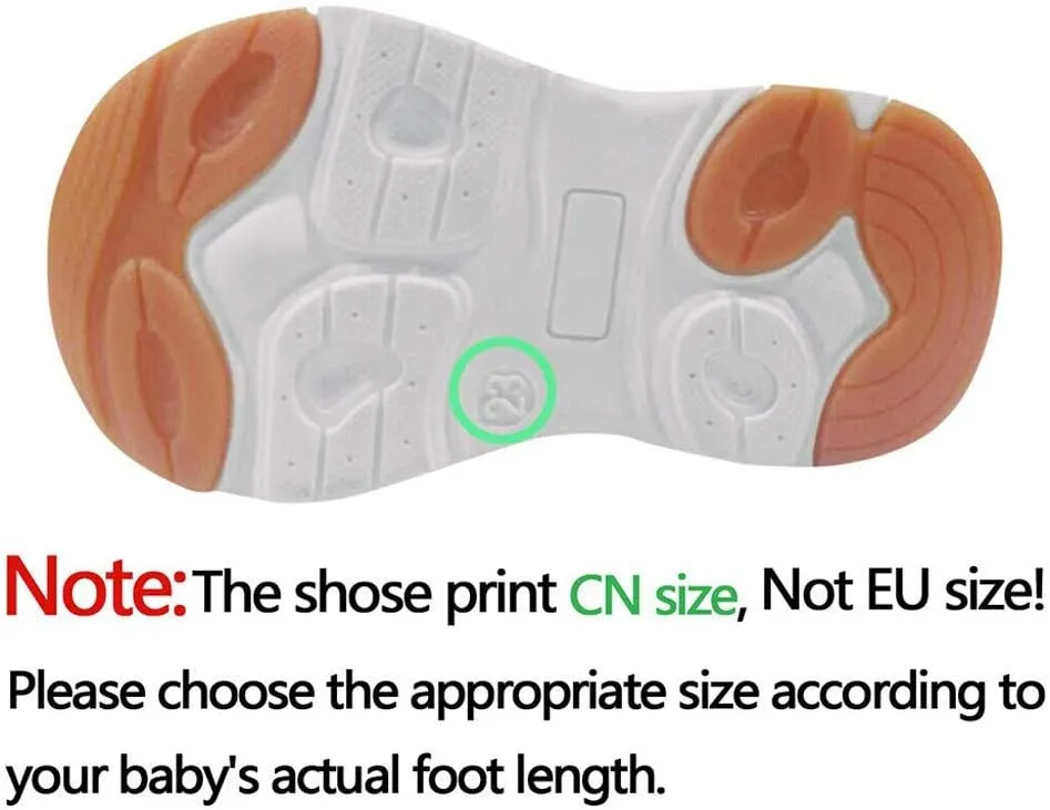 Soft Baby Boys Rubber Sole Girls -Slip Shoes Sneaker Leather Infant Baby Shoes Size 4 Infant Boy