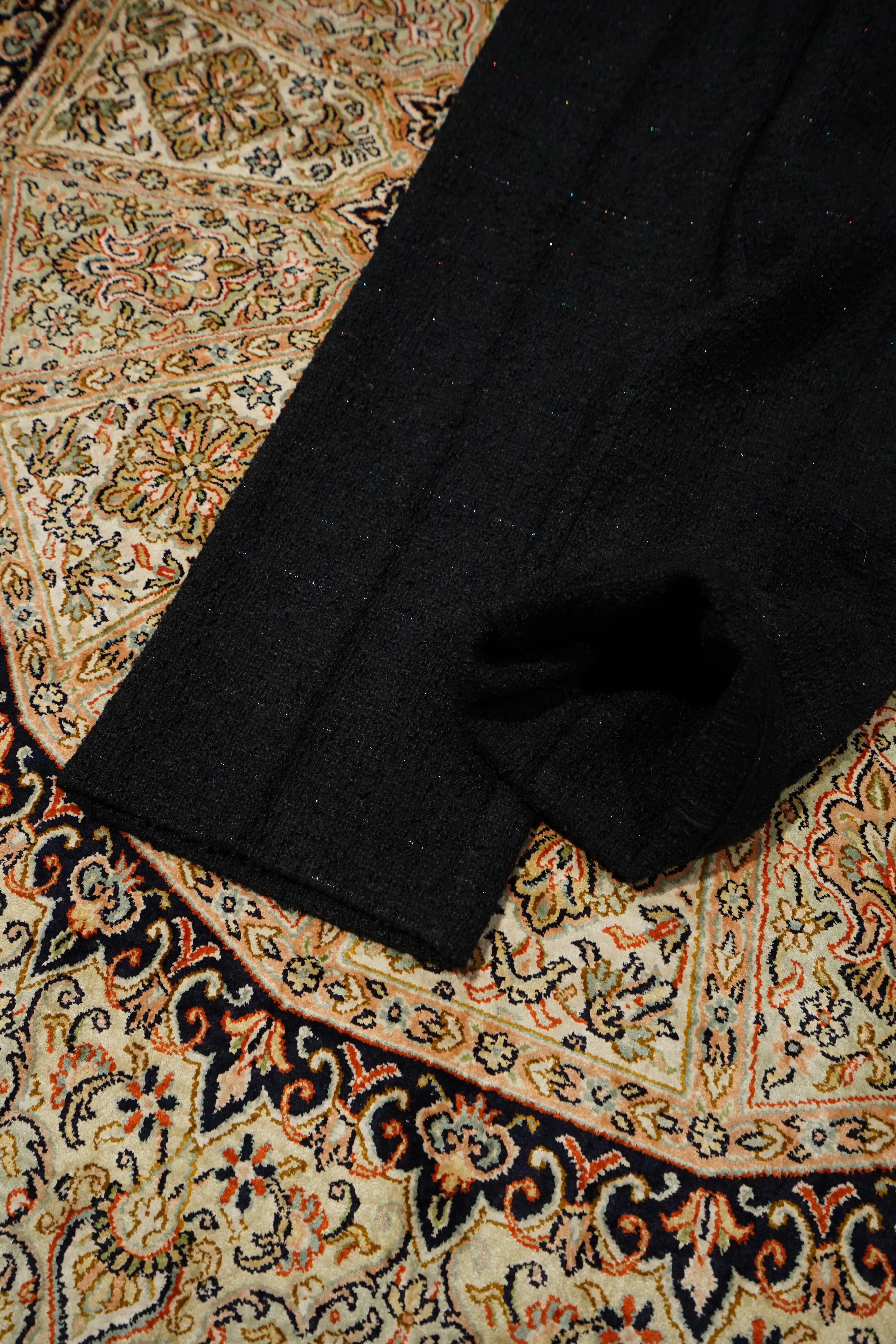 STEAF GRACEFUL PANTS (NIGHT BLACK)