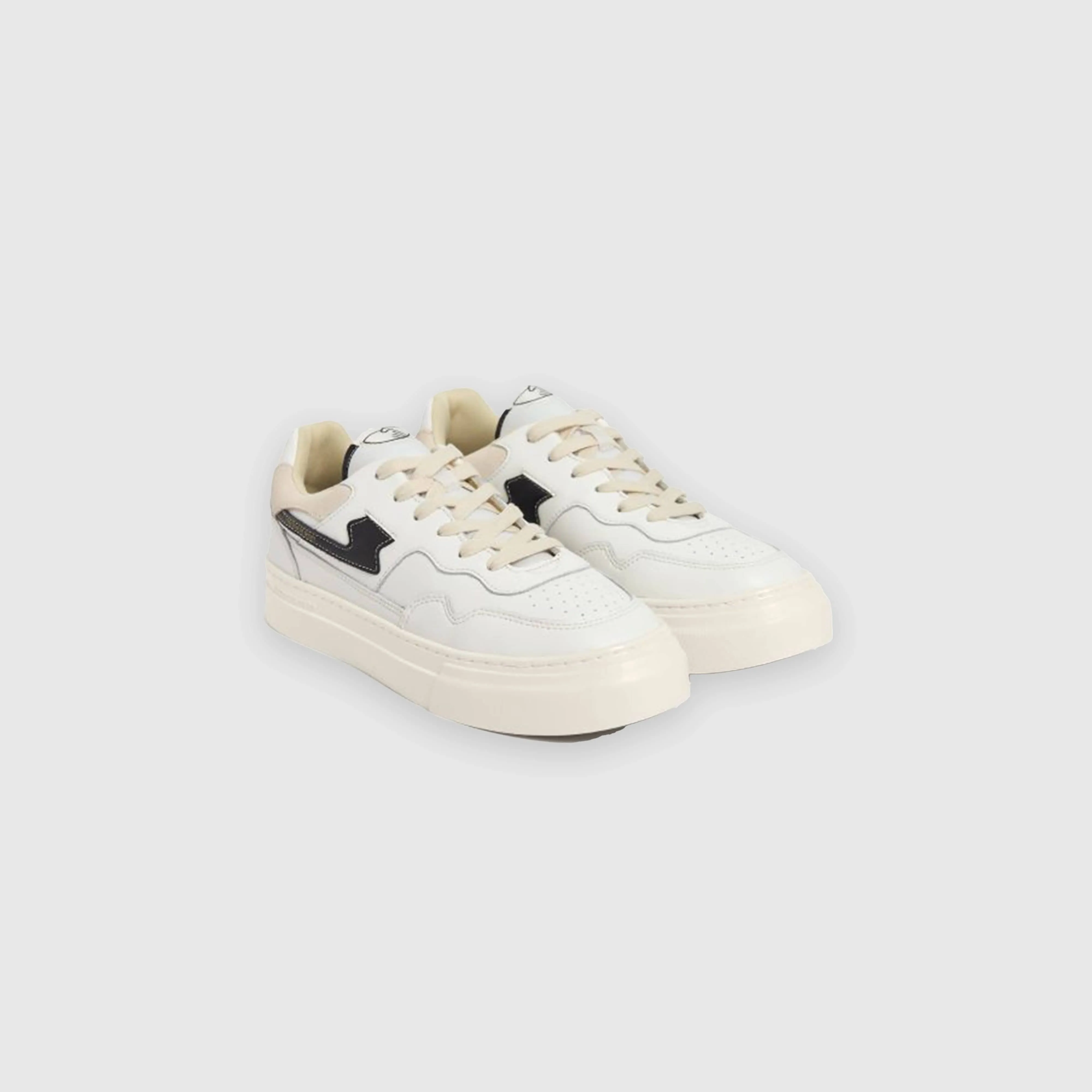 Stepney Workers Club Pearl S-Strike Leather - White / Black
