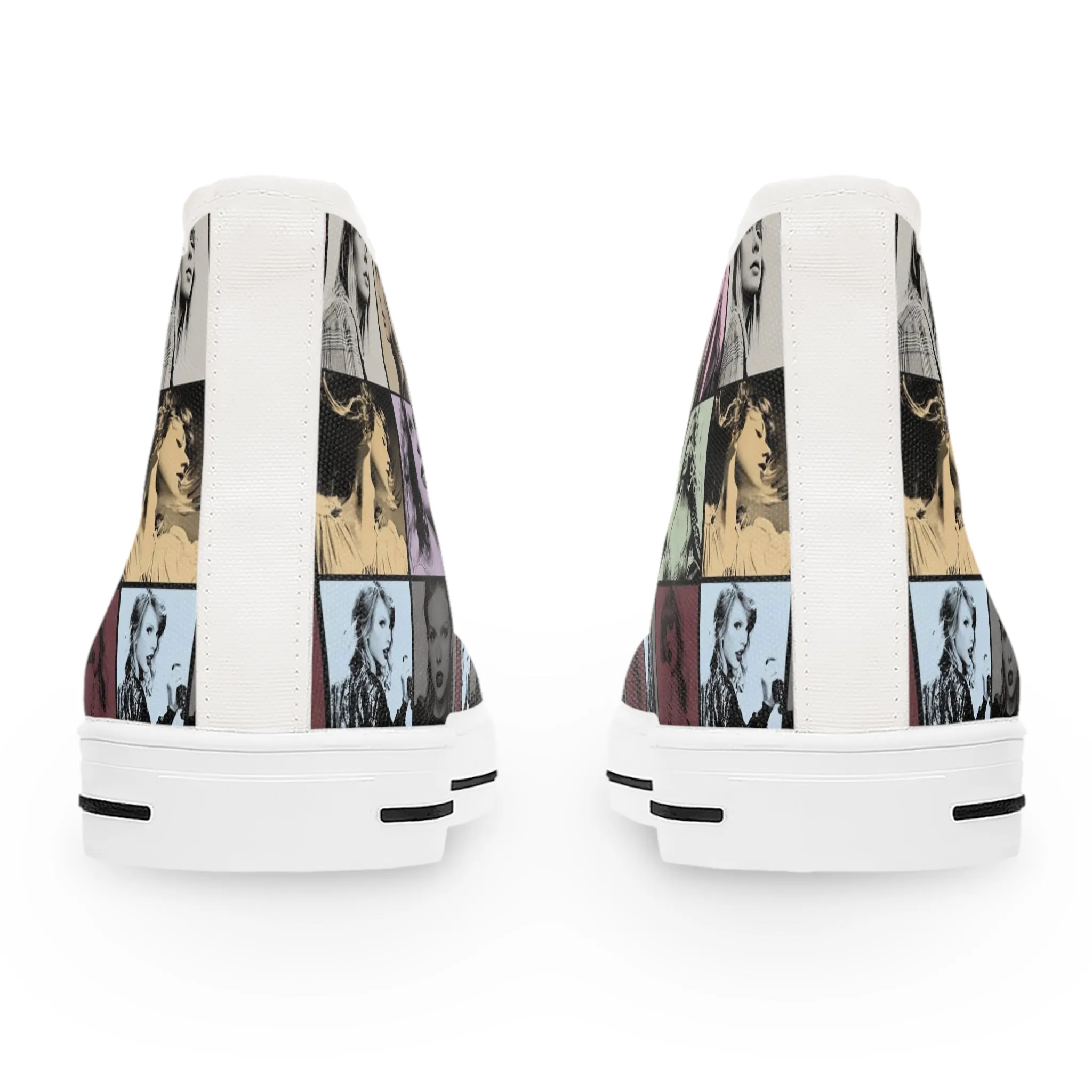 Taylor Swift Eras Collage Women's High Top Sneakers
