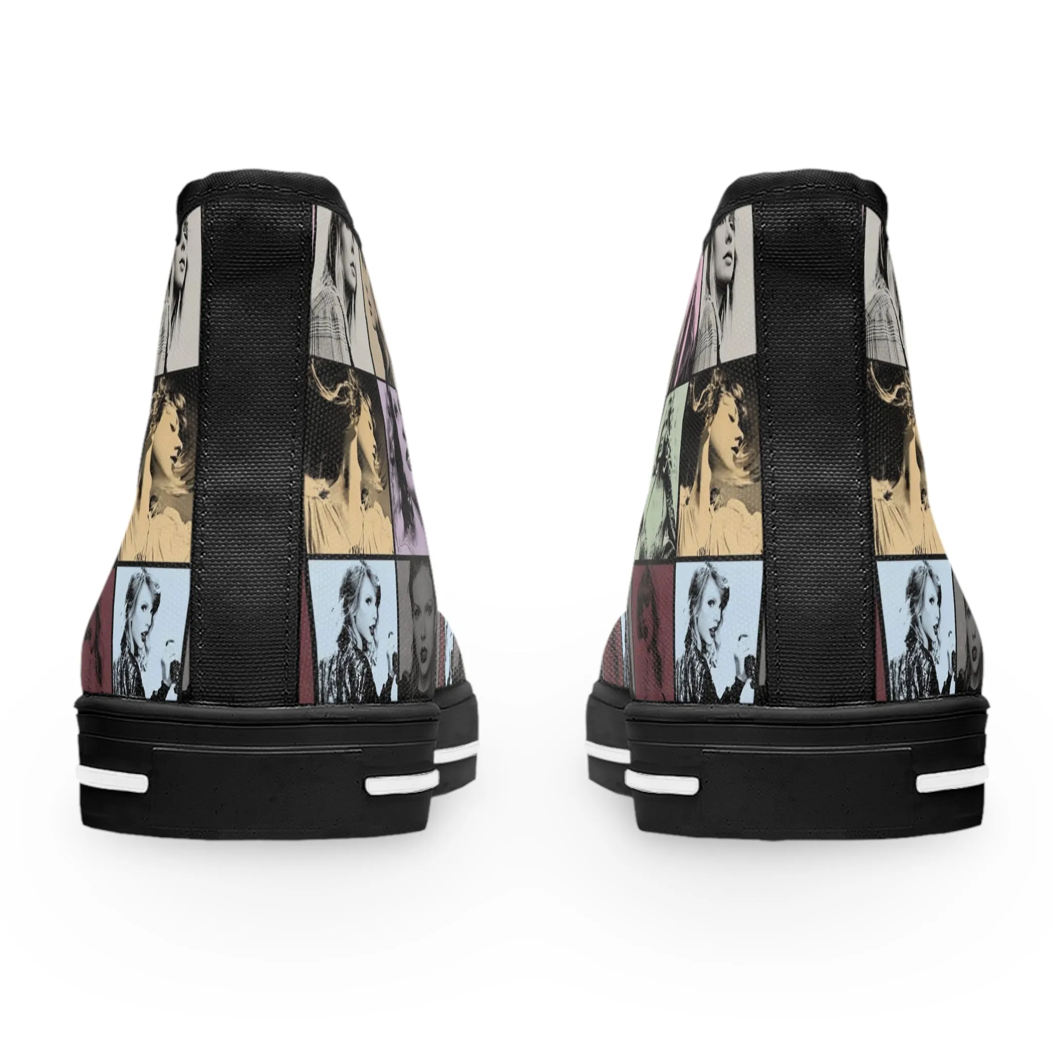 Taylor Swift Eras Collage Women's High Top Sneakers