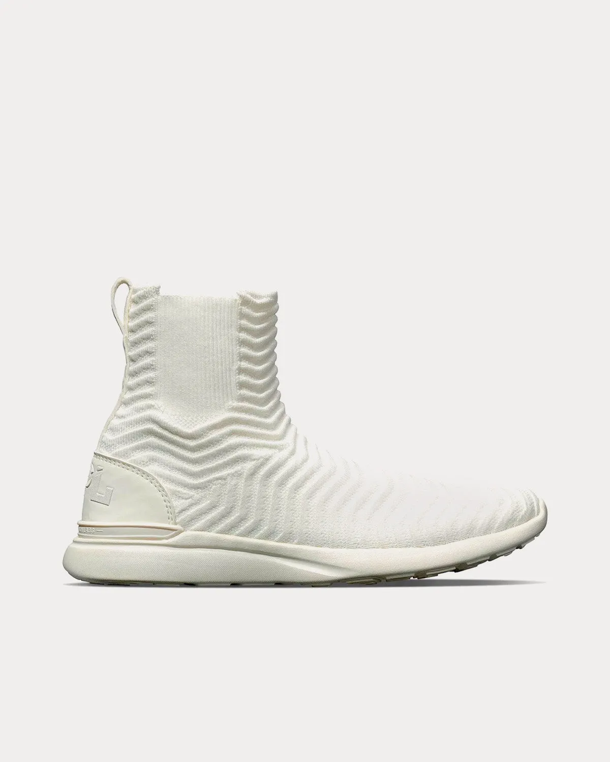TechLoom Chelsea Ivory High Top Sneakers