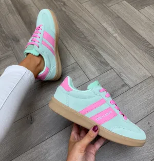 Teddy Smith (SS25) Trainer With Gum Sole 120123 - Verde *Light Green* (TS4)
