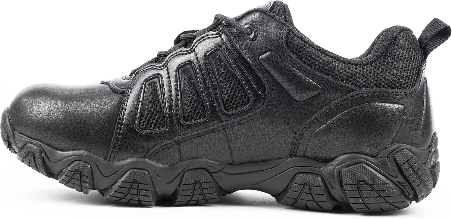 Thorogood Crosstrex Waterproof Safety Toe Work Shoes for Men - Lightweight Polishable Leather and Mesh with Comfort Insole and Slip-Resistant Outsole; ASTM Rated