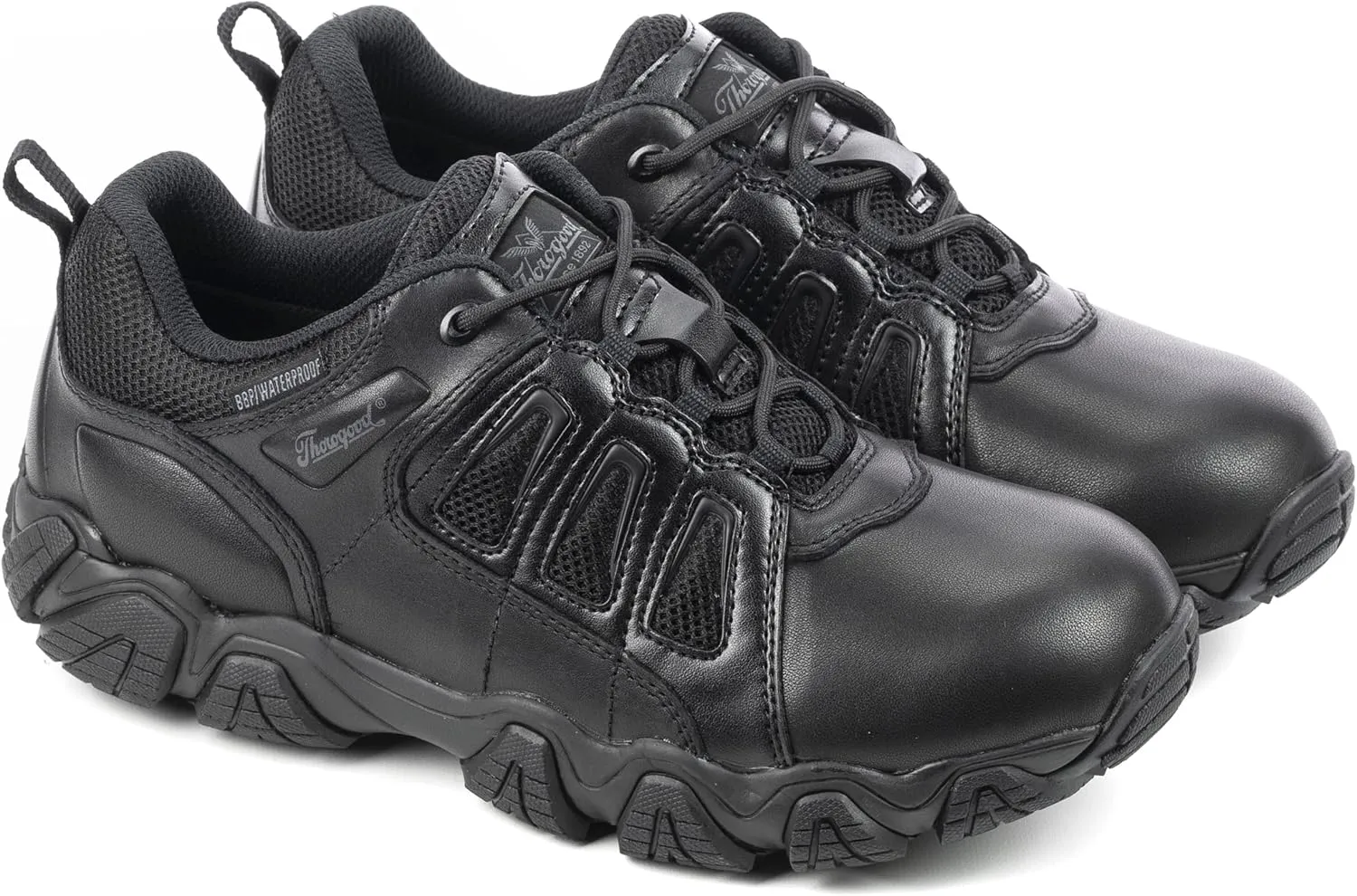 Thorogood Crosstrex Waterproof Safety Toe Work Shoes for Men - Lightweight Polishable Leather and Mesh with Comfort Insole and Slip-Resistant Outsole; ASTM Rated