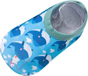 Toddler Baby Sock Shoes,0-7 Years Toddler Baby Boys Girls Cartoon Swim Water Shoes Barefoot Socks Non-Slip Shoes