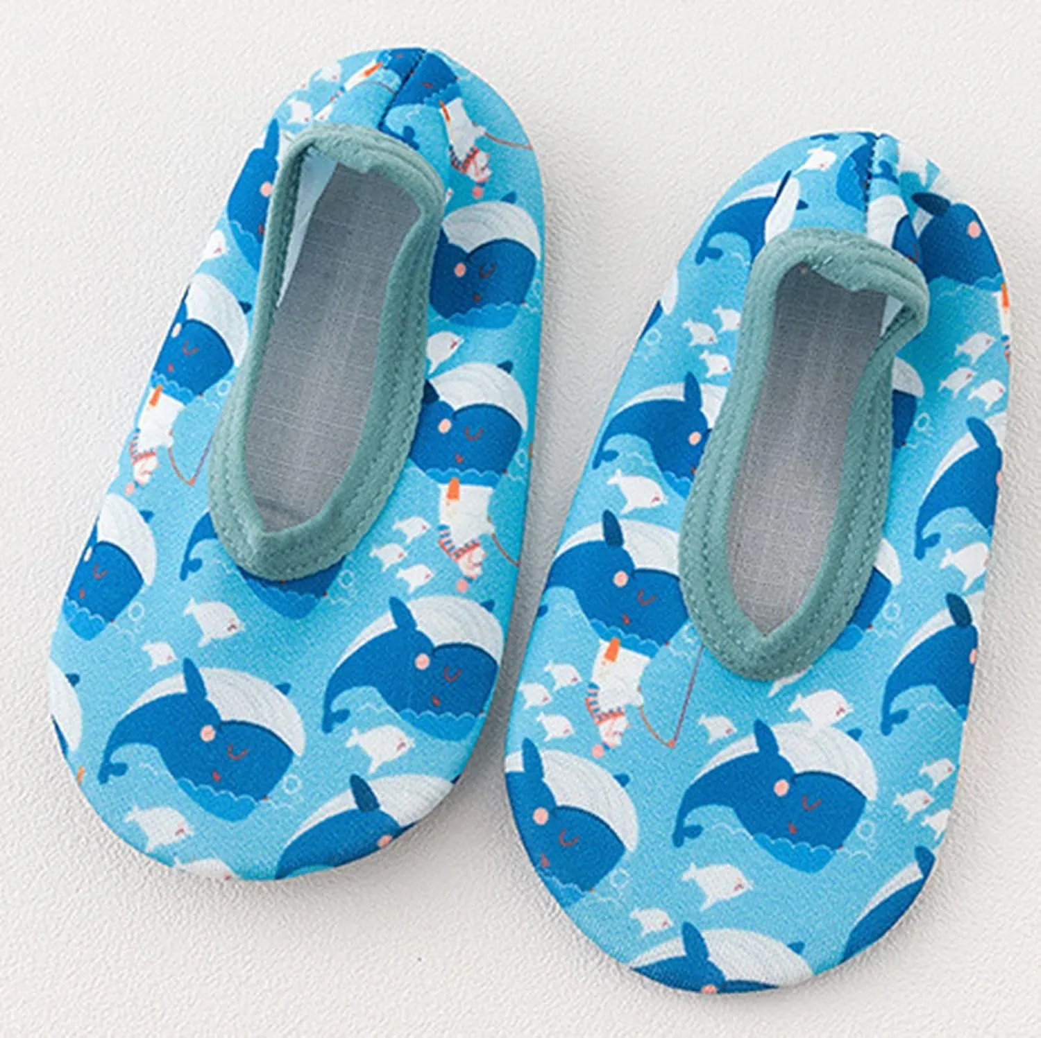 Toddler Baby Sock Shoes,0-7 Years Toddler Baby Boys Girls Cartoon Swim Water Shoes Barefoot Socks Non-Slip Shoes