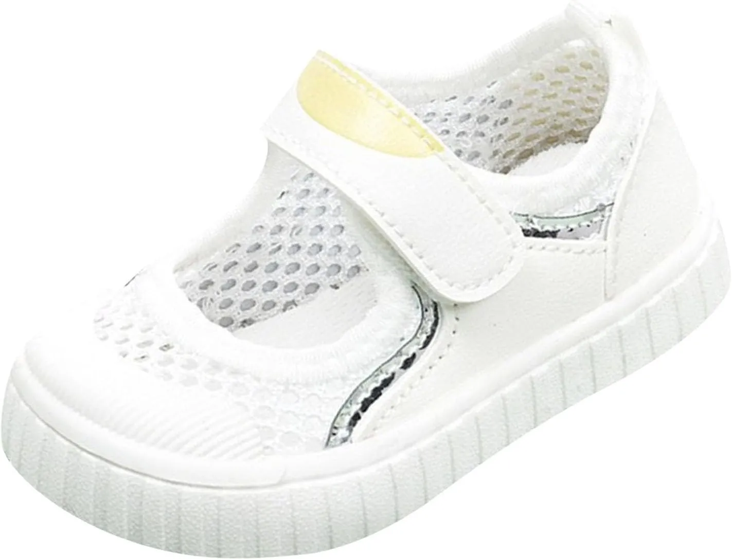 Toddler First Walking Sandals Baby Boy Girl Mesh Lightweight Breathable Sneakers Closed Toe Non-Slip Soft Sole Beach Shoes