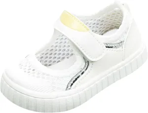 Toddler First Walking Sandals Baby Boy Girl Mesh Lightweight Breathable Sneakers Closed Toe Non-Slip Soft Sole Beach Shoes
