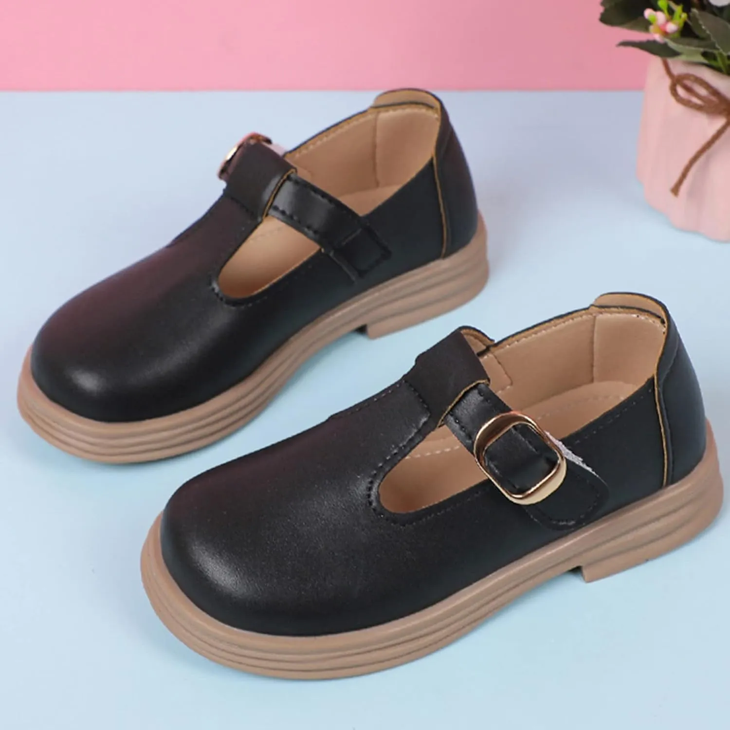 Toddler Girl Mary Jane Dress Low Heels Shoes School Oxford Loafers Flat for Part Wedding Uniform Platform Shoes