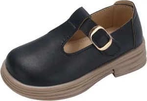 Toddler Girl Mary Jane Dress Low Heels Shoes School Oxford Loafers Flat for Part Wedding Uniform Platform Shoes