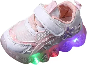 Toddler Light Up Shoes Summer and Autumn Children's Sports Shoes for Small and Medium Sized Children's Toddler Shoes