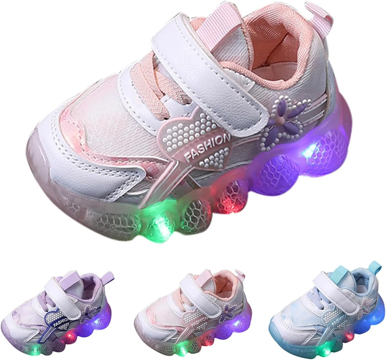 Toddler Light Up Shoes Summer and Autumn Children's Sports Shoes for Small and Medium Sized Children's Toddler Shoes