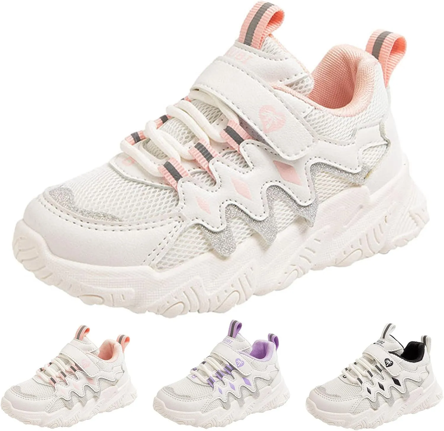 Toddler Mesh Sneaker Kids Boys Girls Breathable Tennis Non Slip Shoes for Running Walking Athletic Sports