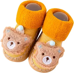 Toddler School Shoes Autumn and Winter Comfortable Baby Toddler Shoes Cute Cartoon Pattern Infant First Shoes