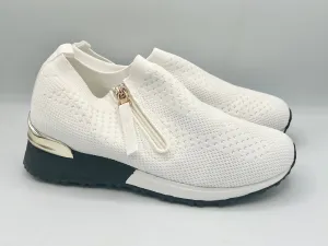Tori sock trainer - white. LAST PAIR