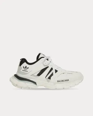 Track Forum White / Black Low Top Sneakers