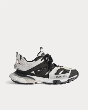 Track Mesh & Suede-Like Fabric Grey / Black / White Low Top Sneakers