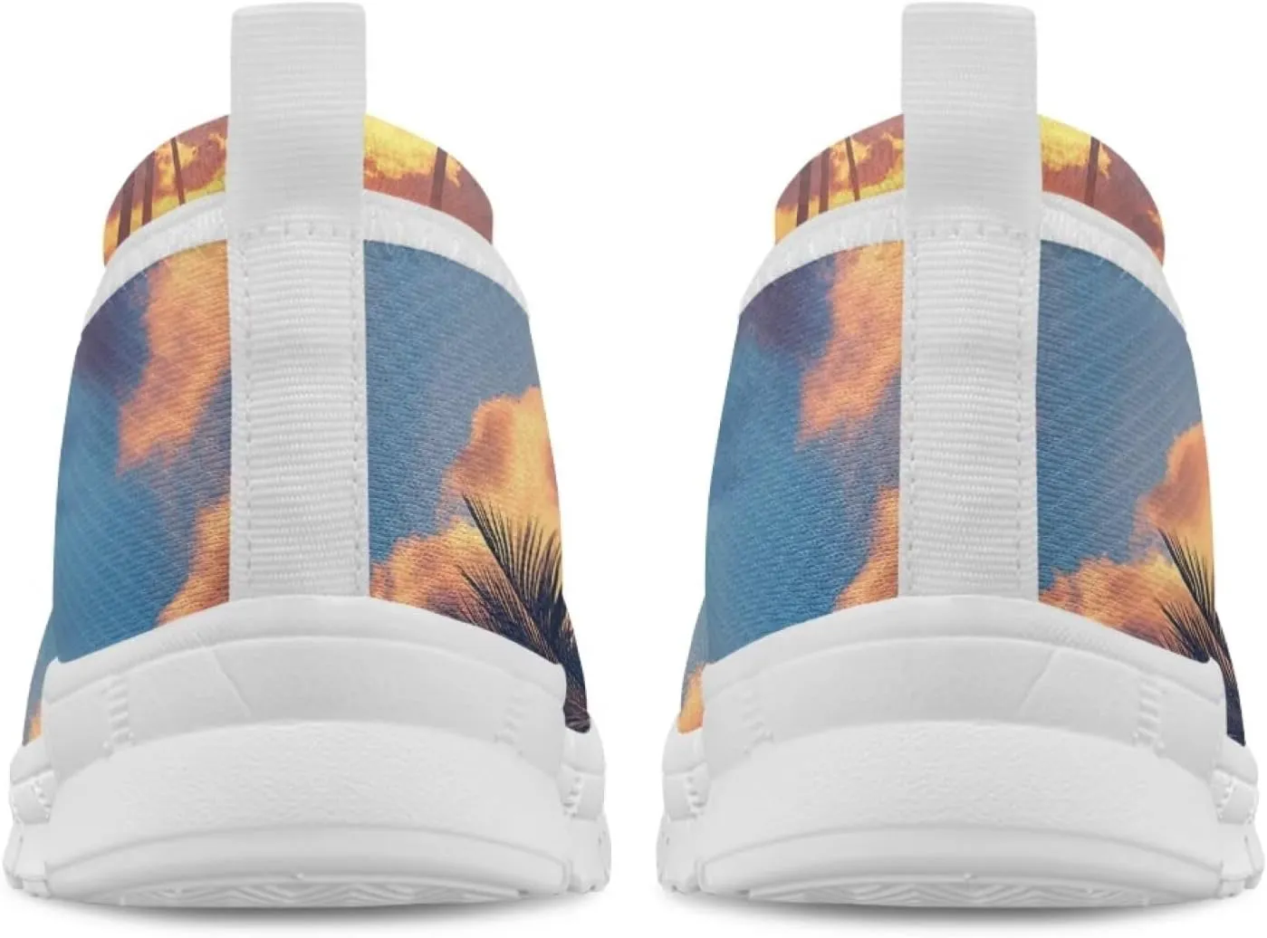 Tropical Hawaii Slip On Womens Orthopedic Arch Support Diabetes Foam Shoes Walking Anti-Skid Loafers
