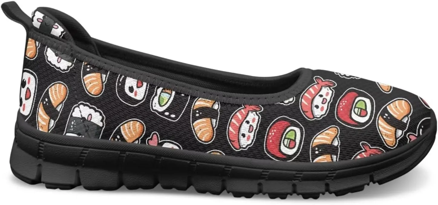 UNICEU Womens Casual Slip On Shoes Breathable Non-Slip Low Top Loafers Comfort Fashion Walking Work Sneakers