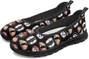 UNICEU Womens Casual Slip On Shoes Breathable Non-Slip Low Top Loafers Comfort Fashion Walking Work Sneakers