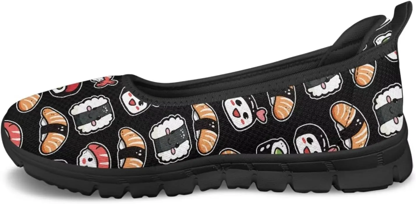 UNICEU Womens Casual Slip On Shoes Breathable Non-Slip Low Top Loafers Comfort Fashion Walking Work Sneakers