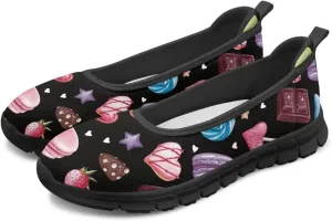 UNICEU Womens Casual Slip On Shoes Breathable Non-Slip Low Top Loafers Comfort Fashion Walking Work Sneakers