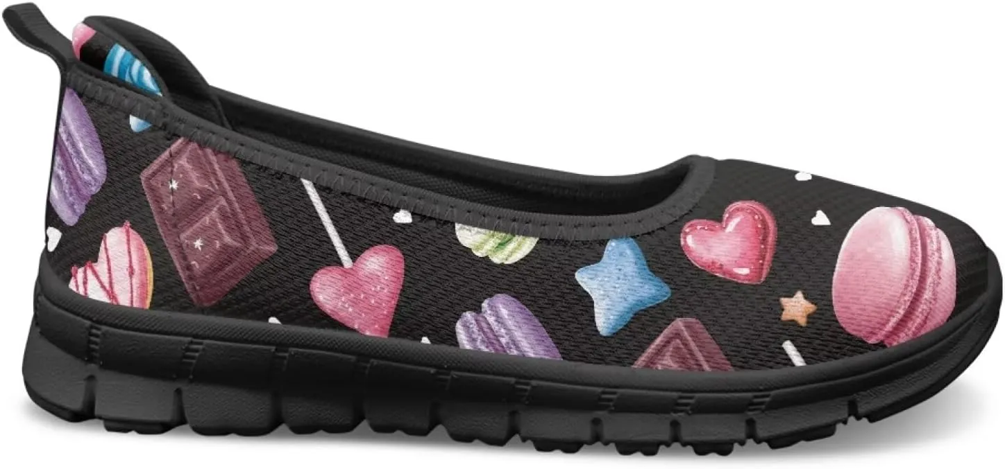 UNICEU Womens Casual Slip On Shoes Breathable Non-Slip Low Top Loafers Comfort Fashion Walking Work Sneakers