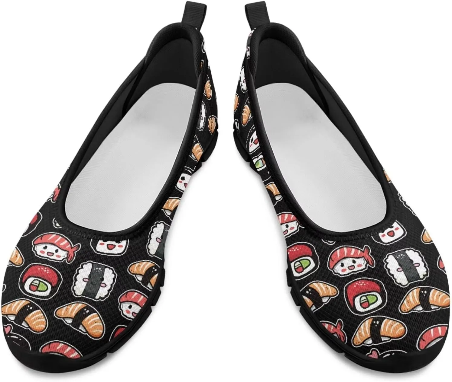 UNICEU Womens Casual Slip On Shoes Breathable Non-Slip Low Top Loafers Comfort Fashion Walking Work Sneakers