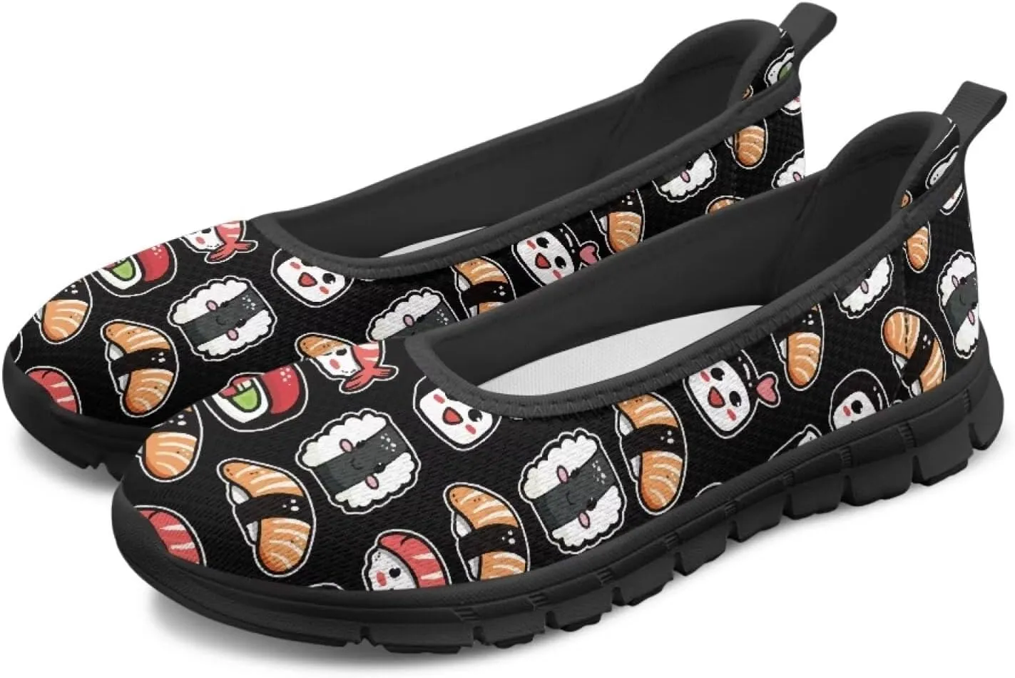 UNICEU Womens Casual Slip On Shoes Breathable Non-Slip Low Top Loafers Comfort Fashion Walking Work Sneakers