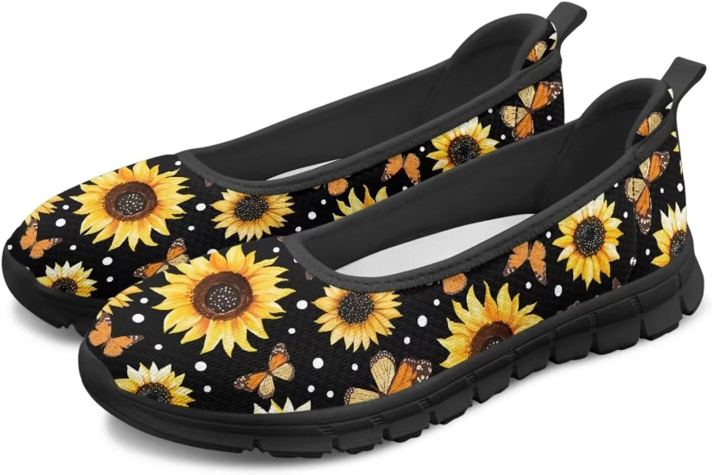 UNICEU Womens Slip On Shoes Casual Breathable Low Top Loafers Comfortable Non-Slip Fashion Walking Running Sneakers
