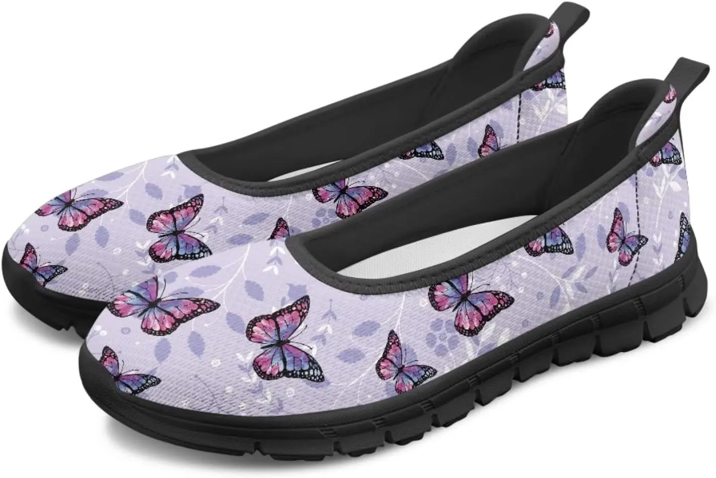 UNICEU Womens Slip On Shoes Fashion Low Top Breathable Loafers Casual Lightweight Non-Slip Running Work Sneakers