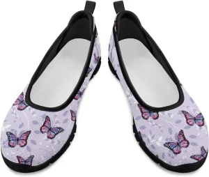 UNICEU Womens Slip On Shoes Fashion Low Top Breathable Loafers Casual Lightweight Non-Slip Running Work Sneakers
