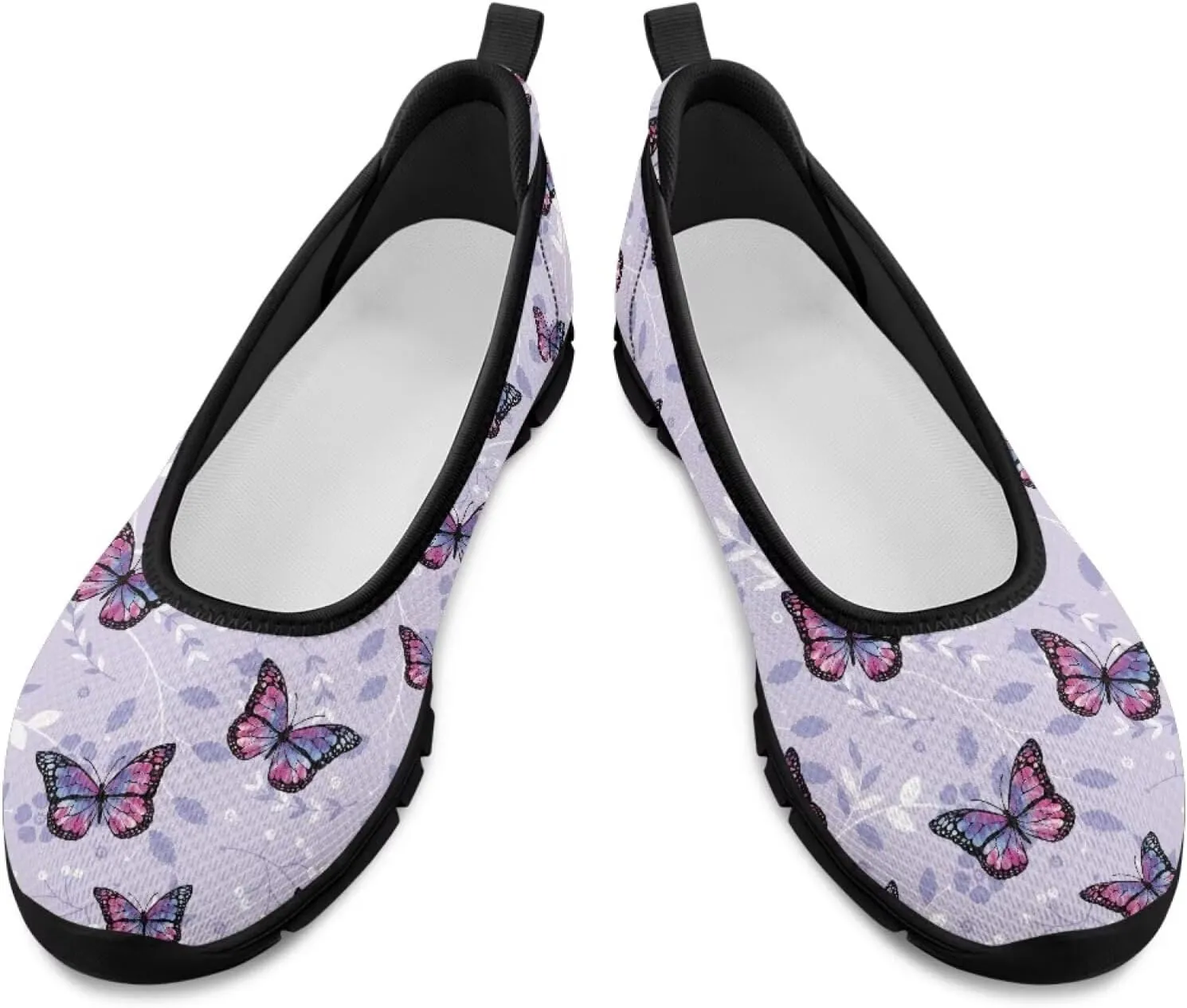 UNICEU Womens Slip On Shoes Fashion Low Top Breathable Loafers Casual Lightweight Non-Slip Running Work Sneakers