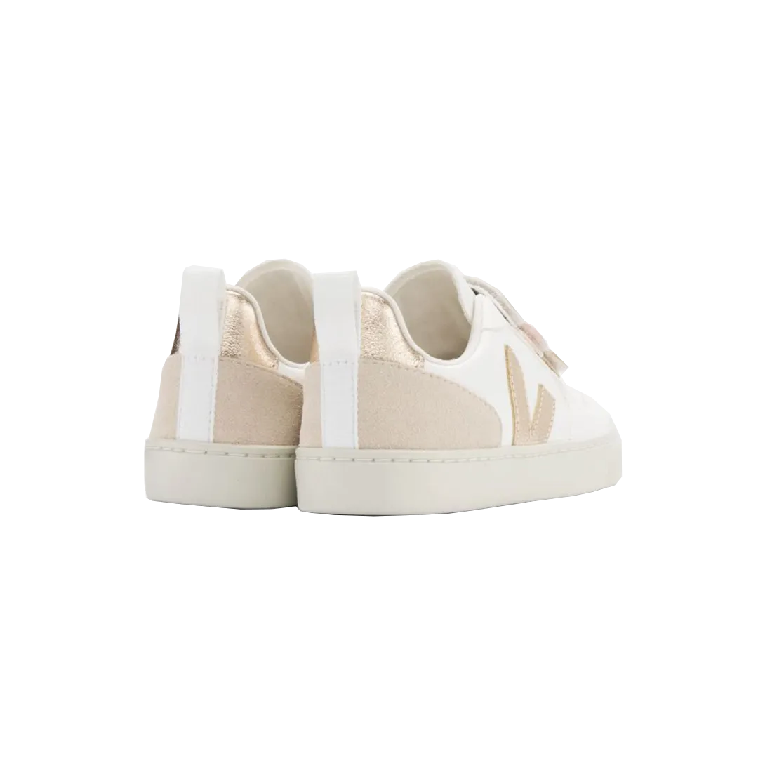Veja V10 Velcro Shoes - Multi Extra White Shiny