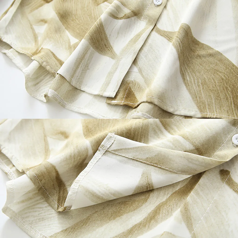 Wholesale Women Clothing Printed Chiffon Shirts