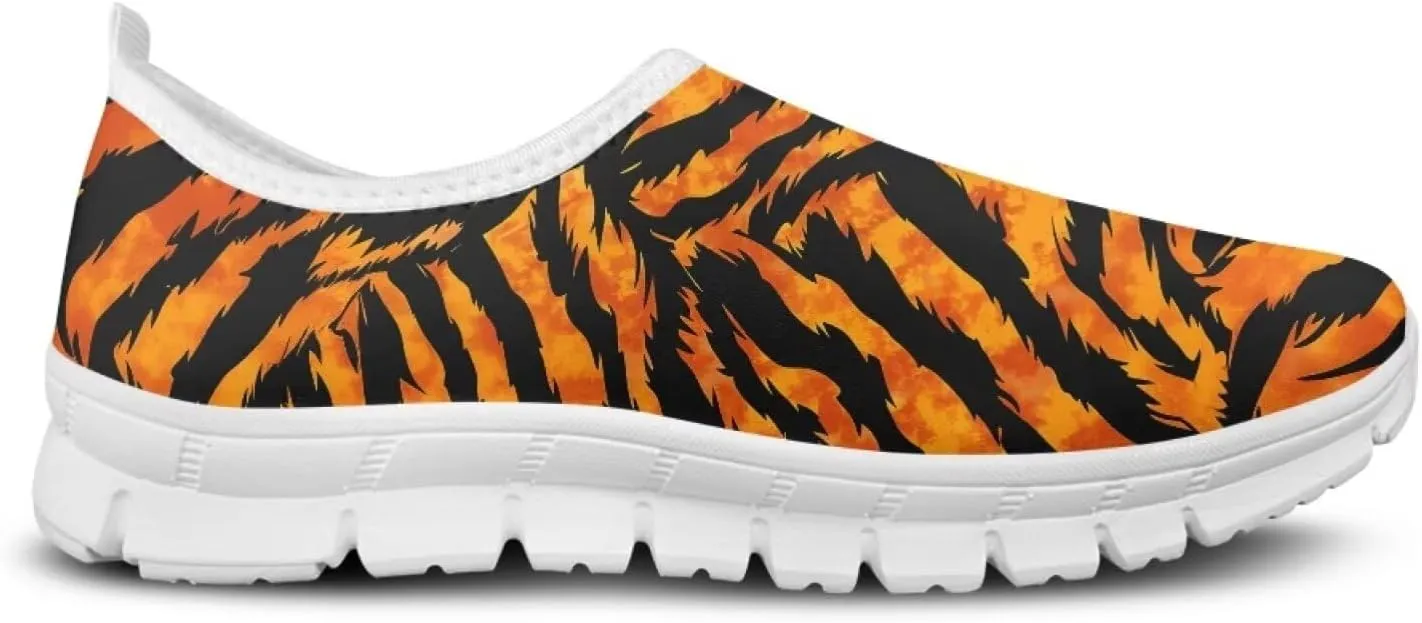 Women's Printed Travel Shoes Slip On Casual Loafers Lightweight Comfort Fashion Sneaker Low-Cut Casual Shoes