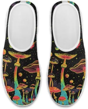 Women's Printed Travel Shoes Slip On Casual Loafers Lightweight Comfort Fashion Sneaker Low-Cut Casual Shoes