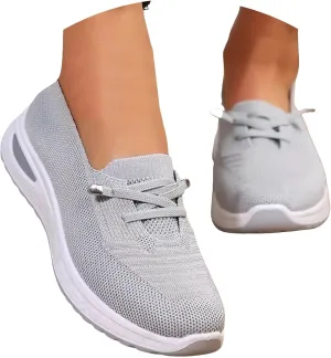 Womens Slip On Tennis Running Shoes Non Slip Fashion Sneakers Mesh Walking Shoes Gym Workout Breathable Work Shoes Comfortable Women's Athletic Shoes Lightweight