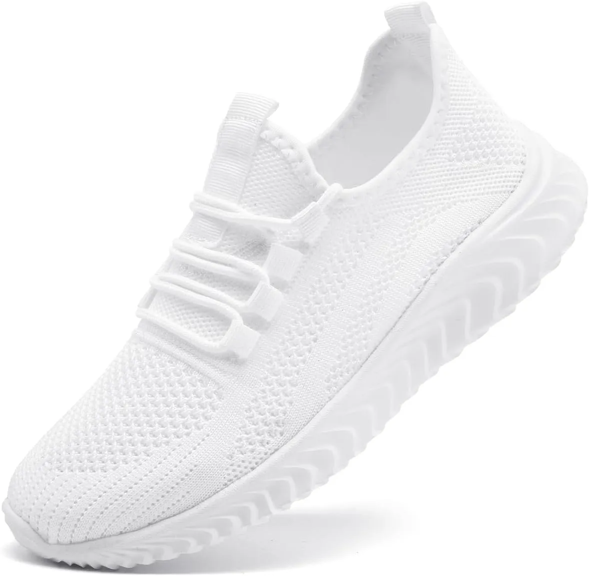 Womens Walking Shoes Casual Slip On Tennis Running Shoes Lightweight Breathable Non Slip Workout Athletic Gym Cross Training Sneakers