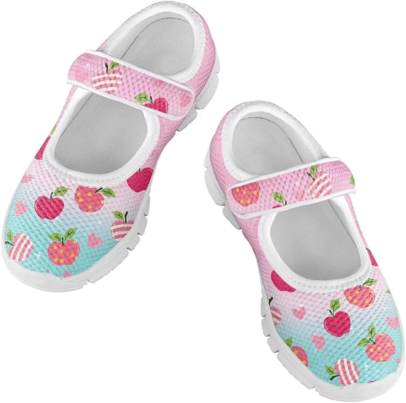 Yzaoxia Girls Sneakers 100 Days for School Shoes Tennis Shoes Hook and Loop Shoes Slip On Sneakes Walking Casual Sport Shoes Flat Footwear Trainers School Gym Outdoor
