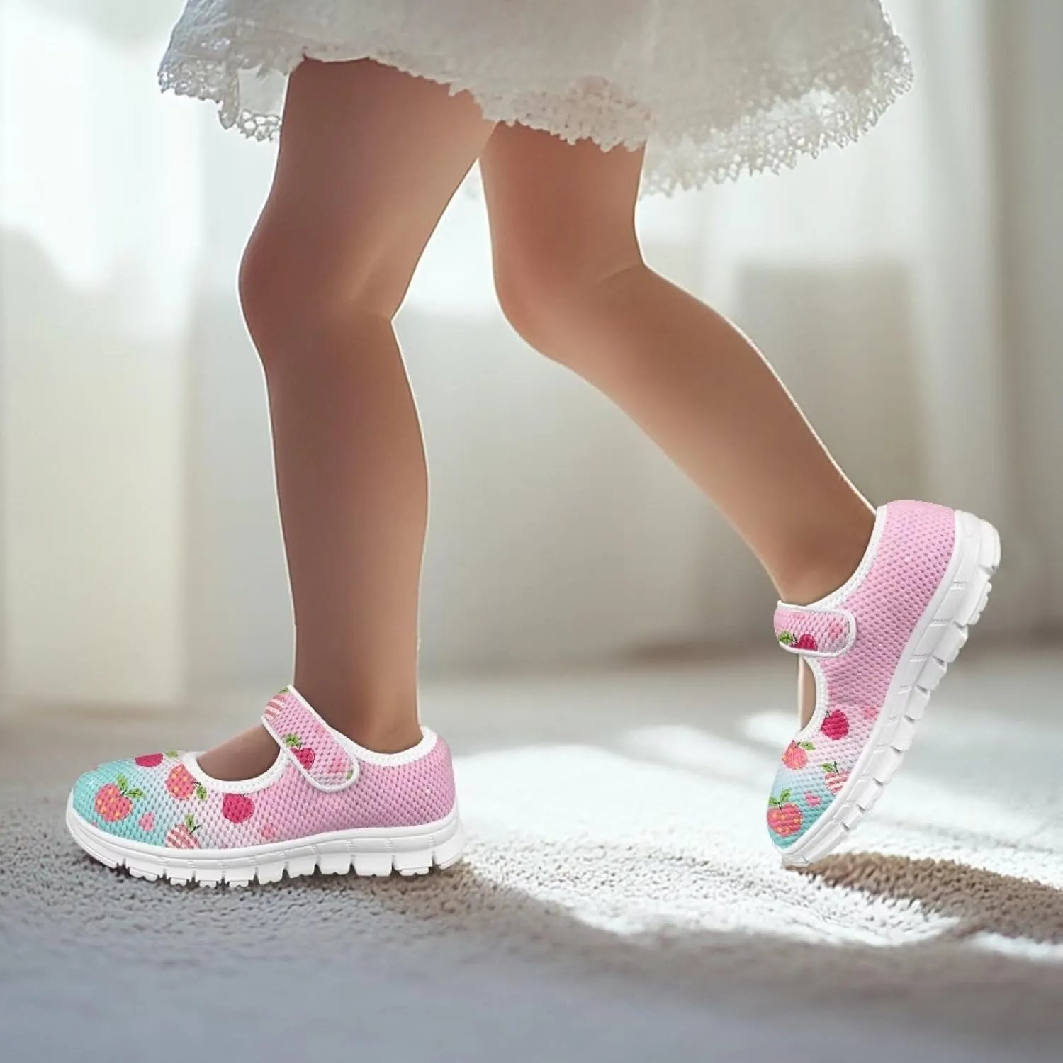 Yzaoxia Girls Sneakers 100 Days for School Shoes Tennis Shoes Hook and Loop Shoes Slip On Sneakes Walking Casual Sport Shoes Flat Footwear Trainers School Gym Outdoor